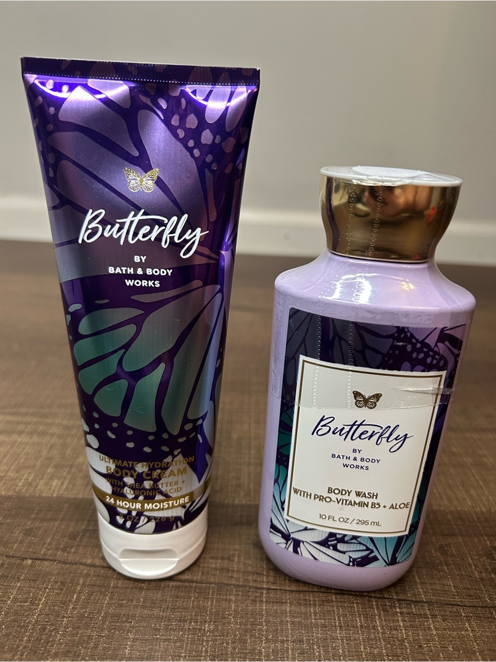 Bath & Body Works Butterfly Set of 2 includes Body Cream & Body Wash NEW